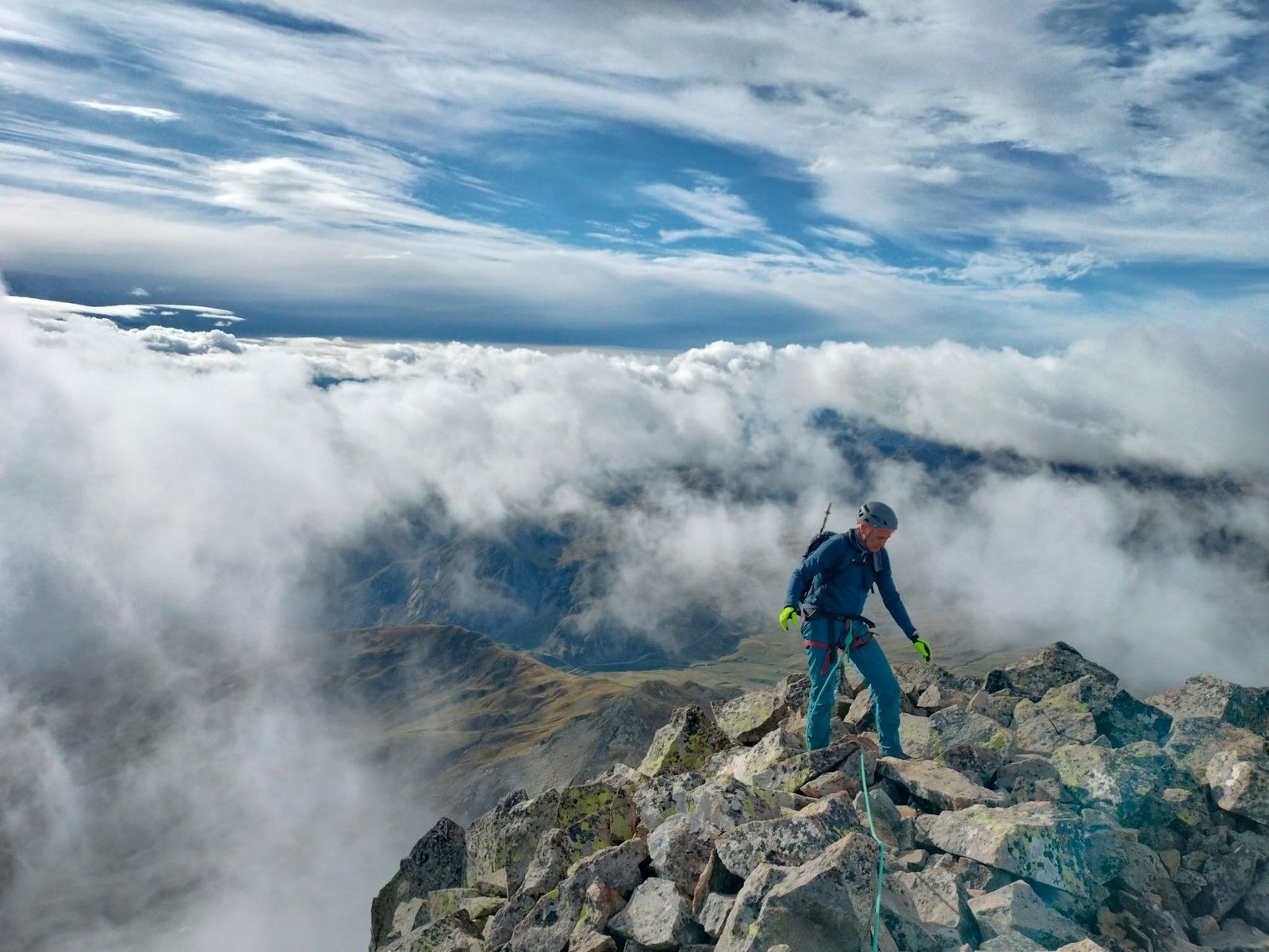Travesía Petit Pic – Grand Pic du Midi d’Ossau por la arista Peyreget