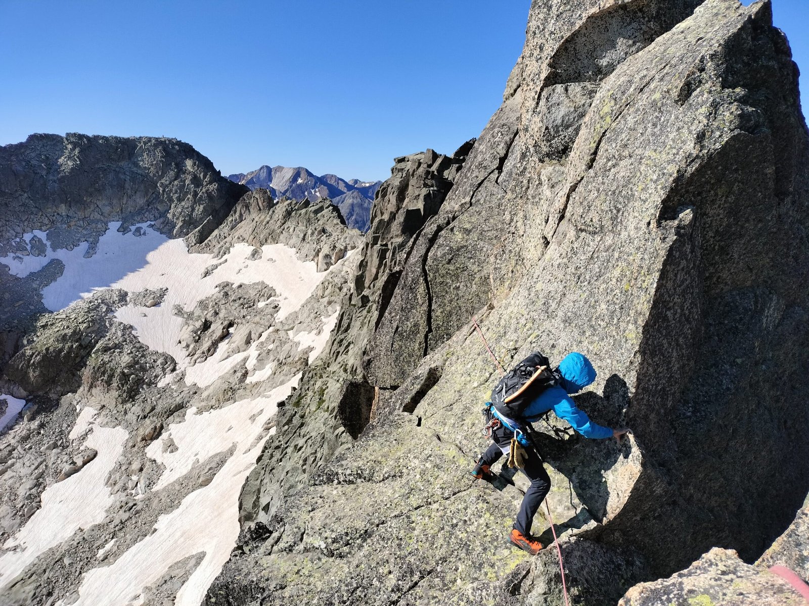 cresta del diablo al balaitous con guía de alta montaña