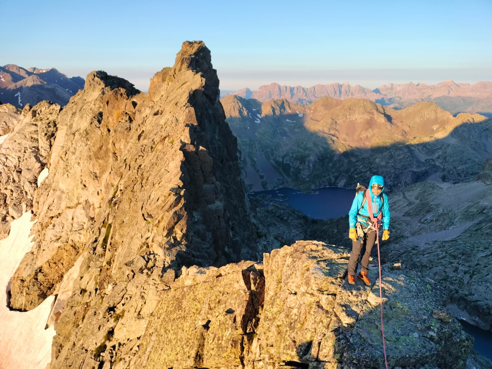 cresta del diablo al balaitous con guía de alta montaña