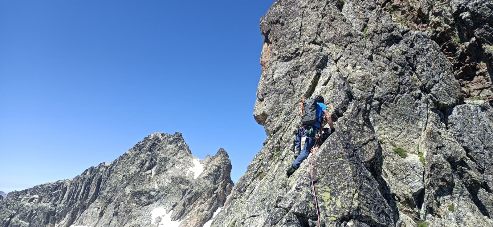 cresta del diablo al balaitous con guía de alta montaña
