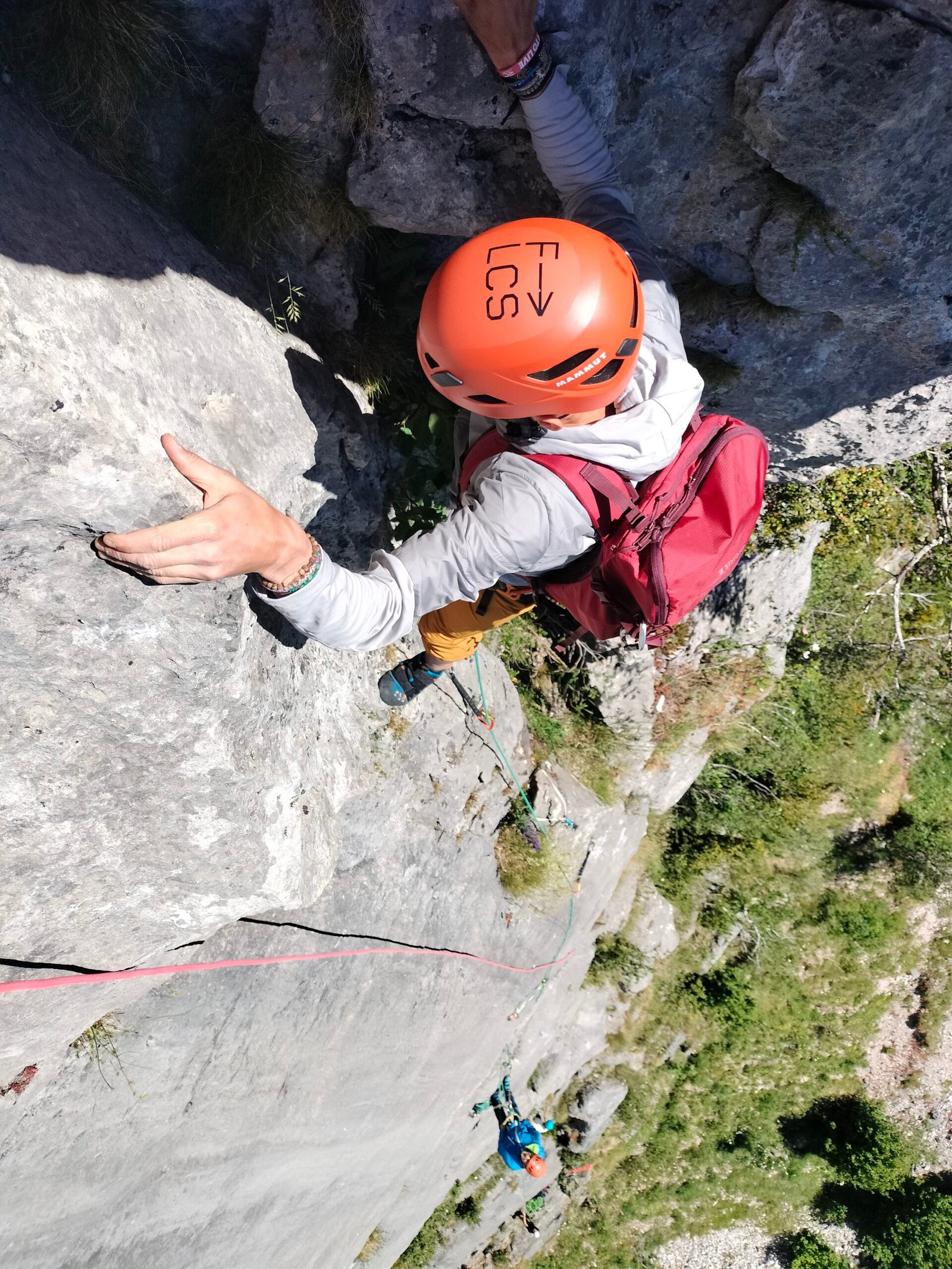 curso de escalada de varios largos