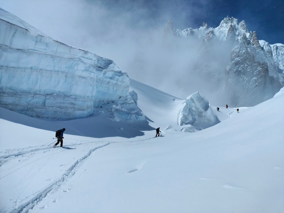 esquí de montaña chamonix con guia