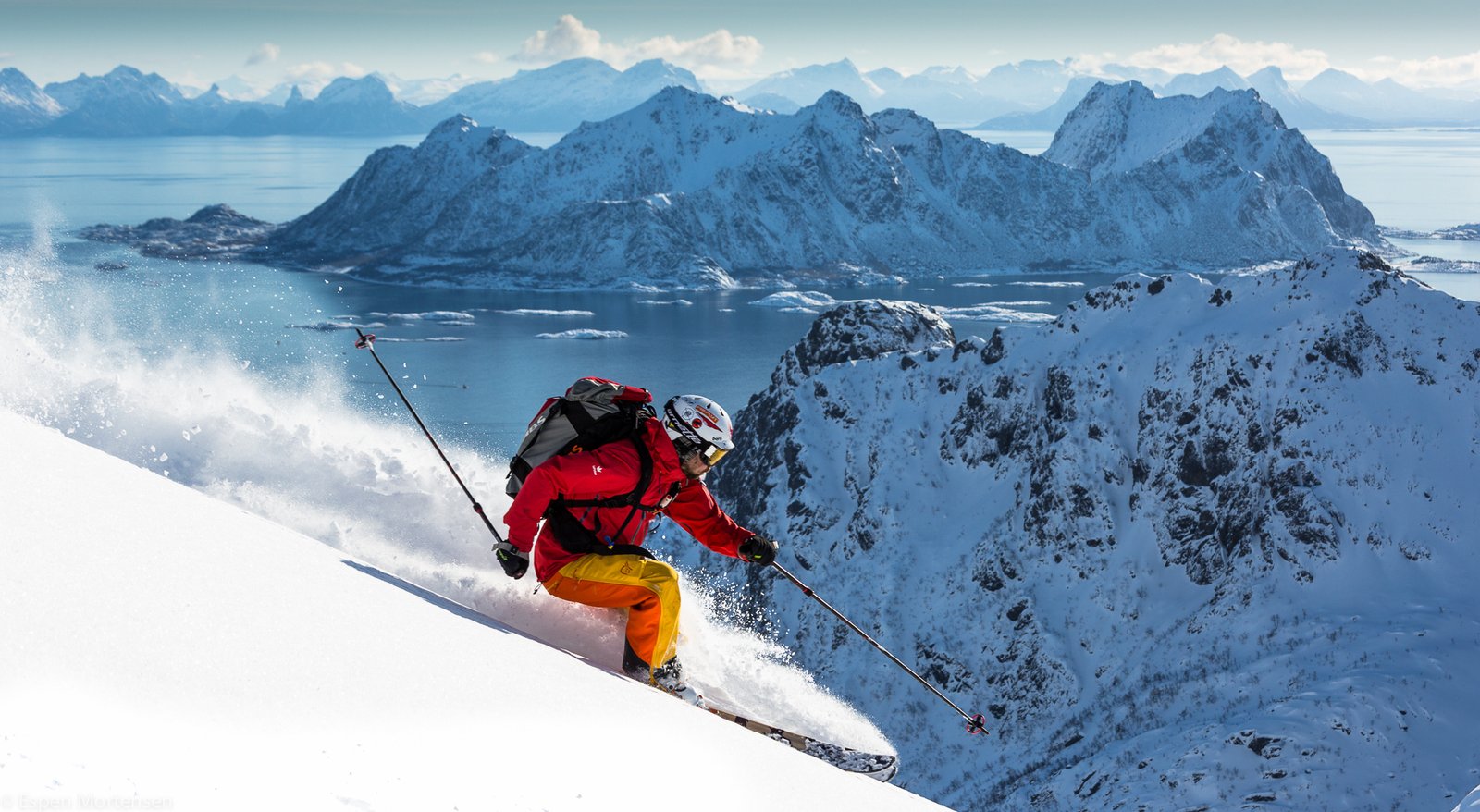 esqui de montaña en lofoten