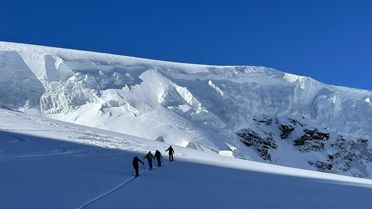 alta ruta monte rosa con esquis