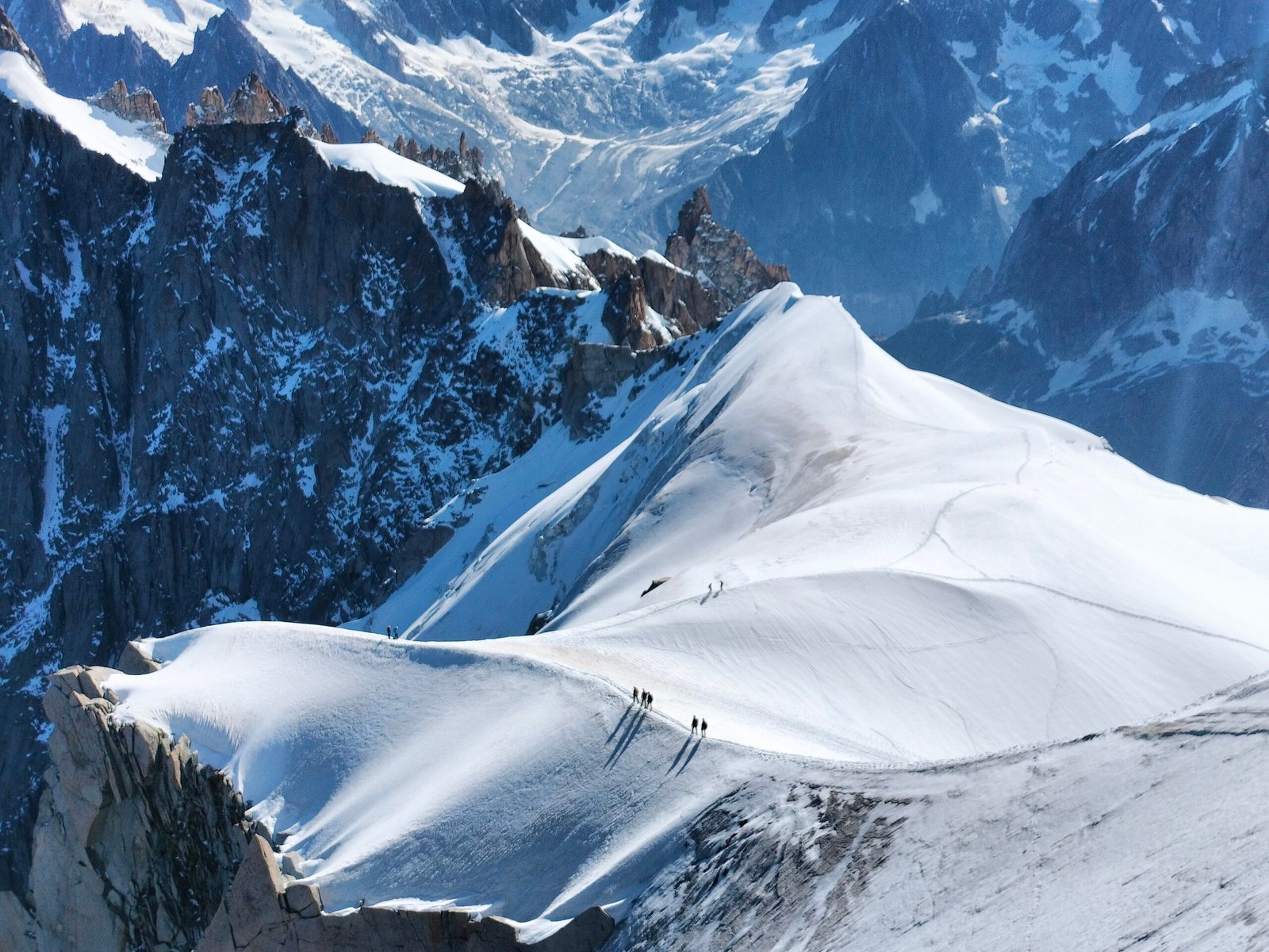 alpinismo clásico en el macizo del Mont Blanc