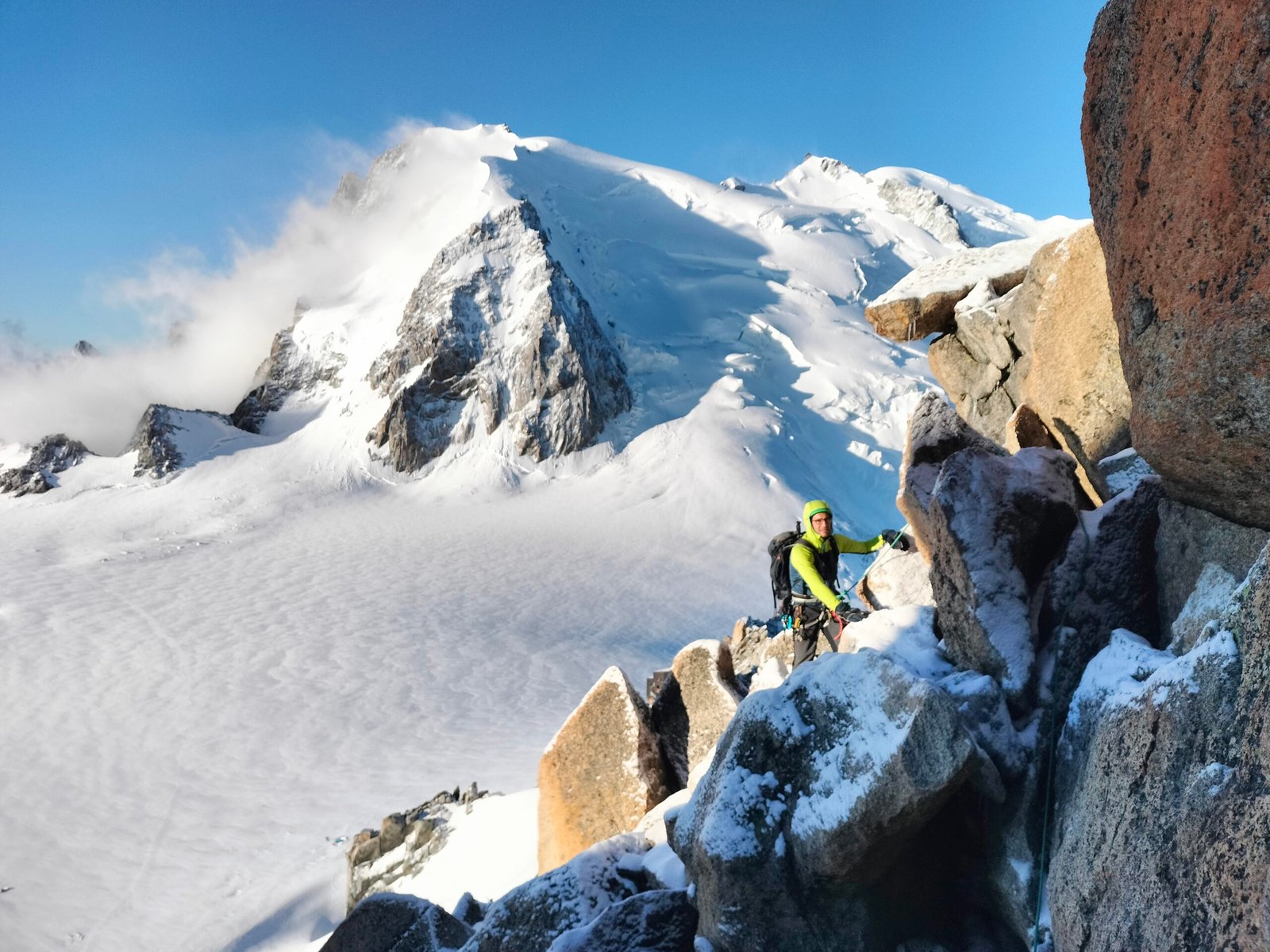 alpinismo clásico en el macizo del Mont Blanc