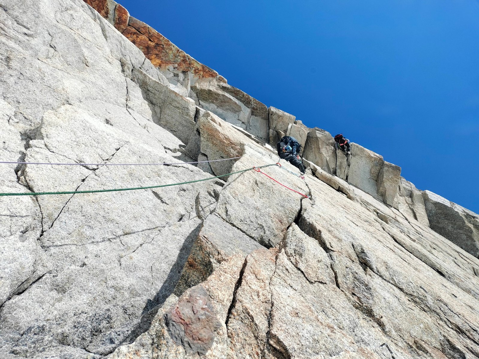 Escalada en chamonix alpes