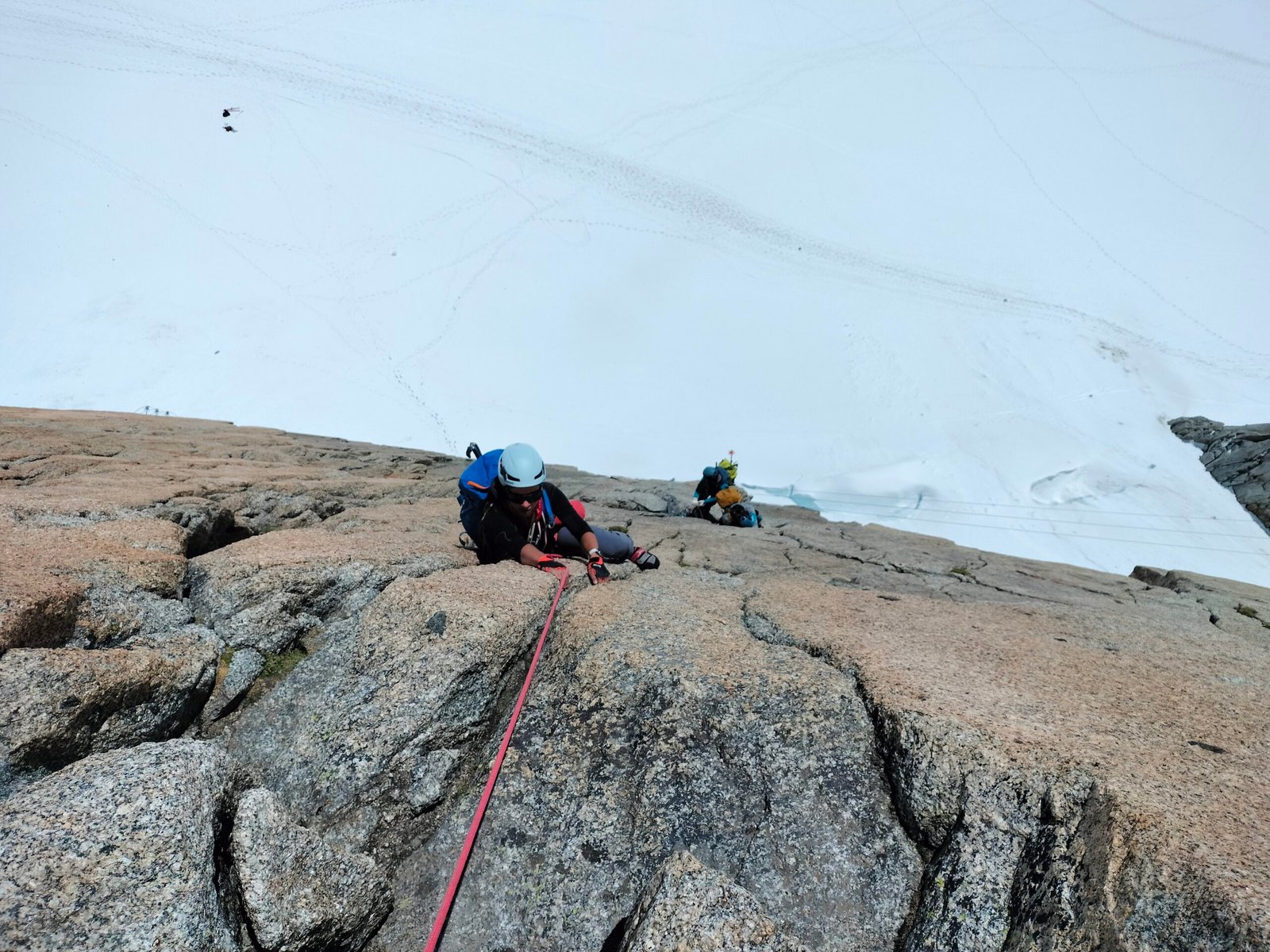 Escalada en chamonix alpes