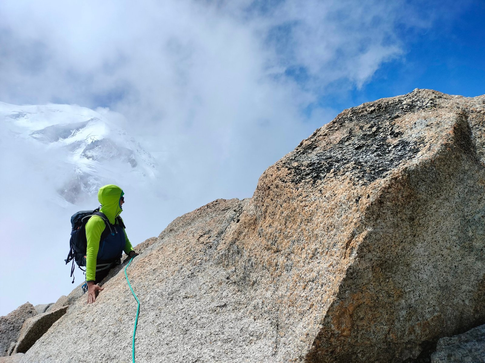 Escalada en chamonix alpes